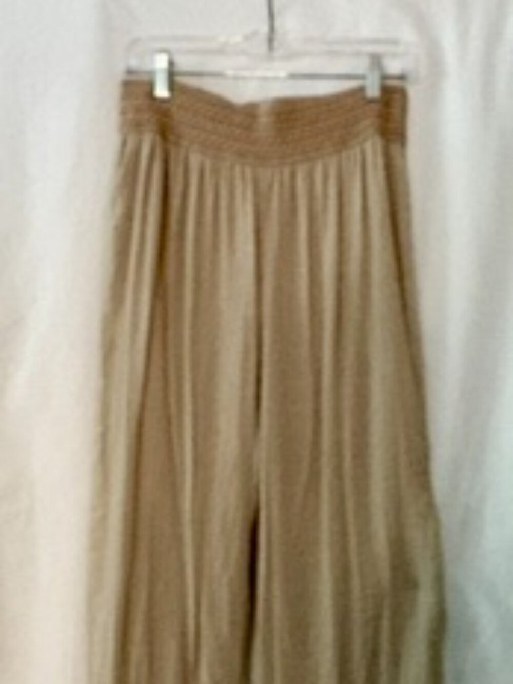 New Directions Lined Lightweight Casual Pants in Beige/Taupe Size M